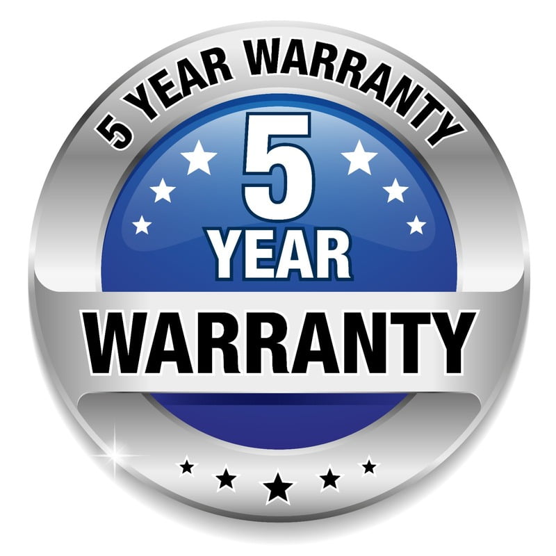 Extended Warranty 5 Years in Total