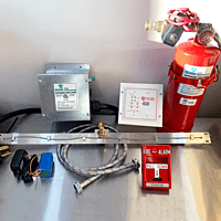 Kitchen Fire Stop | Residential Fire suppression system